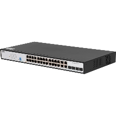 Коммутатор SNR SNR-S2300G-24TC-POE, 24×1 Гбит/с PoE + 4×1 Гбит/с Combo, управляемый