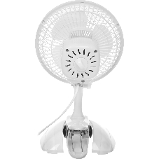 Вентилятор Centek CT-5003 белый, настольный, 20 Вт, 2 скорости, 15.5 см, с клипсой