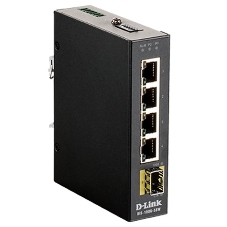 Коммутатор D-Link DIS-100G-5SW/A1A, 4×1 Гбит/с + 1×1 Гбит/с SFP, неуправляемый