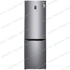 Холодильник LG GA-B419SLGL графит двухкамерный 223/79л морозилка снизу, No Frost