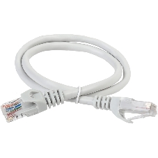 Шнур коммутационный Cat.5e UTP 1м серый GENERICA