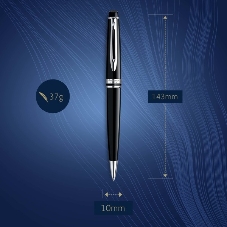 Ручка шариковая Waterman Expert 3 (CWS0951800) Black CT M, синие чернила, подарочная коробка