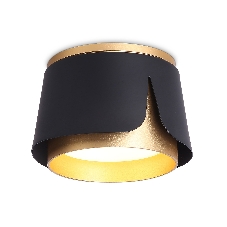Светильник Ambrella light TN71222 BK/GD черный/золото GX53 D100*66