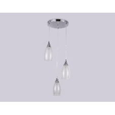 Светильник Ambrella light TR3548/3 CH/CL хром/прозрачный E14 max 40W 370*130*1000