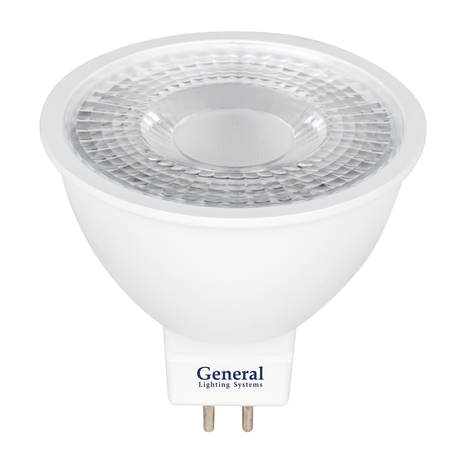 Лампа Светодиодная General GLDEN-MR16-DIF-7-230-GU5.3-6500 Диффузор 30 градусов 1/10/100