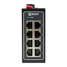 Коммутатор EKF TSX-U-8T, 8×100 Мбит/с, неуправляемый