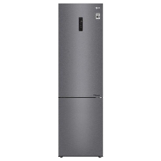 Холодильник LG GA-B509CLSL графитовый двухкамерный 277/107л морозилка снизу, No Frost