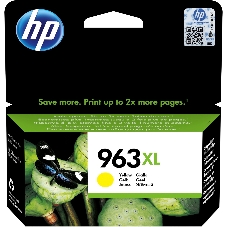 Картридж струйный HP 963XL 3JA29AE желтый увеличенной емкости (1600 стр) для HP OfficeJet Pro 9010, 9013, 9020, 9023