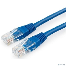 Патч-корд медный UTP Cablexpert PP10-2M/B cat.5e, 2м, литой, многожильный, синий