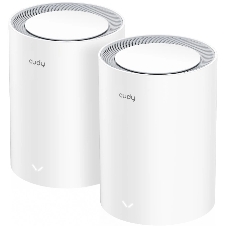 Бесшовный Mesh роутер Cudy M3000(2-PACK) AX3000 10/100/1000/2500BASE-T, белый (упак.:2шт)