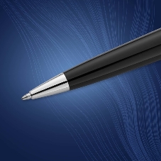 Ручка шариковая Waterman Expert 3 (CWS0951800) Black CT M, синие чернила, подарочная коробка