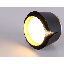 Светильник Ambrella light TN71222 BK/GD черный/золото GX53 D100*66