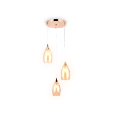 Светильник Ambrella light TR3549/3 GD/TI золото/янтарь E14 max 40W 370*130*1000