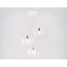 Светильник Ambrella light TR8426/3 WH/GD белый/золото E14/3 max 40W D510*1000
