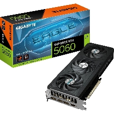 Видеокарта Gigabyte GV-N5060EAGLEMAX OC-8GD, NVIDIA GeForce RTX 5060, 8 ГБ GDDR7, 128 бит, PCI-e 5.0, 1xHDMI, 3xDP
