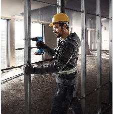 Дрель-шуруповерт Bosch GSR 185-LI, 18 В, 2 Ач, 50 Нм, бесщеточный