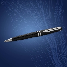 Ручка шариковая Waterman Expert 3 (CWS0951800) Black CT M, синие чернила, подарочная коробка