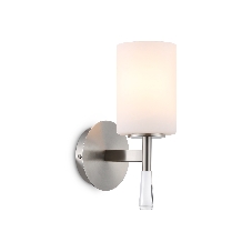 Настенный светильник Ambrella light LH56255 SN/FR никель/белый матовый E27 max 60W 160*120*280