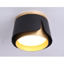 Светильник Ambrella light TN71222 BK/GD черный/золото GX53 D100*66