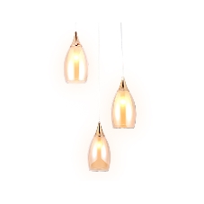 Светильник Ambrella light TR3549/3 GD/TI золото/янтарь E14 max 40W 370*130*1000