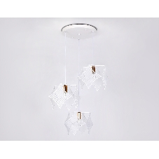 Светильник Ambrella light TR8426/3 WH/GD белый/золото E14/3 max 40W D510*1000
