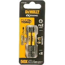 Бита DEWALT DT70532T-QZ ударная IMPACT Torsion Ph2 50 мм (2 шт)