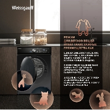 Стиральная машина Weissgauff WM 4106 D Black Edition черный, загрузка фронтальная 6 кг, 1000 об/мин, класс: А