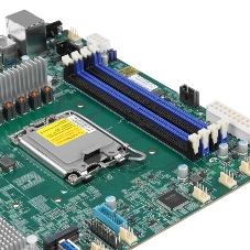 Материнская плата Supermicro X13SEM-F-B, 1xLGA-4677, OEM Intel Xeon SP gen 4, Intel C741, 8x DDR5 4800/4400/4000 MHz. 2x1Gbe Base-T i350+1xMgmt LAN, 10xSATA3, 2xSATA-DOM, 5xUSB 3.2, 2xPCI-Ex16+1xPCI-E x8+4xMCIO x8, 2xM.2, mATX
