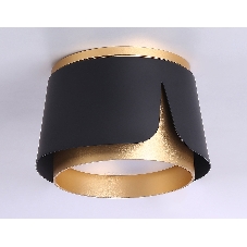 Светильник Ambrella light TN71222 BK/GD черный/золото GX53 D100*66