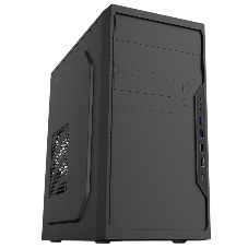 Корпус с блоком питания 600Вт Case Foxline FL-733R, mATX, 2x5.25EXT, 2x3.5EXT, 5x3.5INT, 2xUSB3.0, 2xUSB2.0, HDA, w/o FAN, w/600W ATX PSU, w/1.2m EU pwr cord