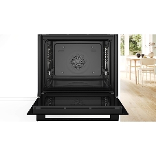 Духовой шкаф Bosch HBA534EB3 60 см, встраиваемый, электрический с конвекцией, объем 71 л