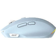 Мышь Acer OMR504 голубой оптическая 3200dpi silent беспров. BT/Radio USB 4but (ZL.MCE11.01E)