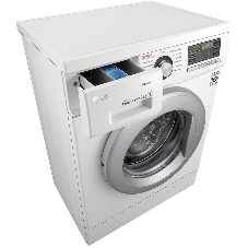 Стиральная машина LG F12M7NDS1 белый, загрузка фронтальная 6 кг, 1200 об/мин, класс A