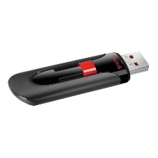 Флешка USB Sandisk CZ60 Cruzer Glide (SDCZ60-032G-B35), 32Gb, USB 2.0, R/W 30/8, черный/красный