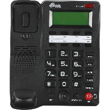 Телефон проводной Ritmix RT-550 черный