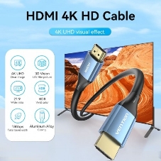 Кабель Vention HDMI High speed v2.0 with Ethernet 19M/19M - 15м