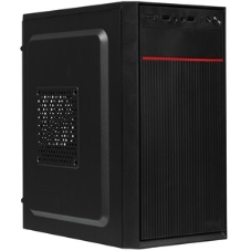 Компьютерный корпус Minitower ExeGate BAA-113-AAA400 (mATX, БП AAA400 с вент. 8см, 2*USB, аудио, черный)