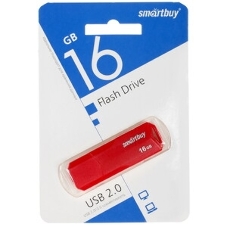 Флешка USB SmartBuy CLUE Blue (SB16GbCLU-BU), 16Gb, USB 2.0, R/W 15/8, синий
