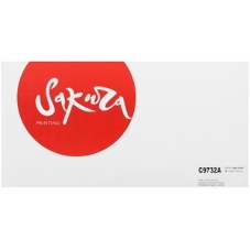 Картридж лазерный Sakura C9732A для принтера HP Laser Jet 5500/5550, желтый, 12000 к.