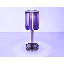 Настольная светодиодная лампа Ambrella light DE8071 GR серый LED RGB 3W (ПДУ RGB)