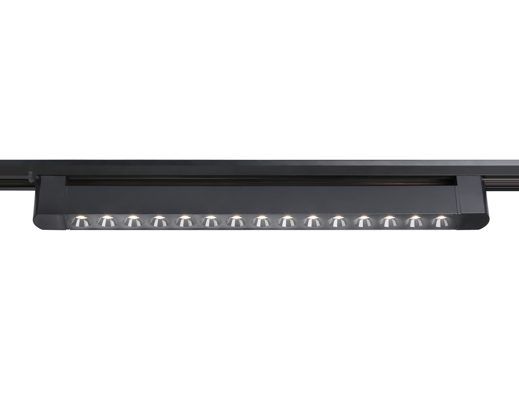 Трековый однофазный светильник Ambrella light GL6715 BK черный IP20 30W 4200K 24° 458*35*57