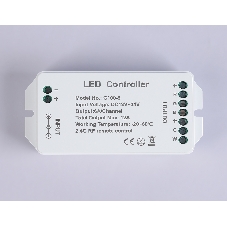 Контроллер GS11501 RGB+CCT 12A 12V 144W/ 24V 288W (ПДУ Радио 2.4G CR2025)