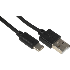 Кабель USB (m)-USB Type-C (m) 1.8м черный