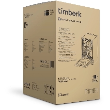 Посудомоечная машина Timberk Set&Dry T-DW45BI103 серебристый (узкая)