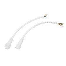Соединительный кабель Rexant (4pin) герметичный (IP67) 4х0.75мм² белый