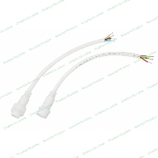 Соединительный кабель Rexant (4pin) герметичный (IP67) 4х0.75мм² белый
