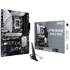 Материнская плата ASUS PRIME Z790-P WIFI, LGA 1700, Intel Z790, 4xDDR5, 4xSATA, 3xM.2 PCIe 4.0 x4, 1xPCIe 5.0 x16, 3xPCIe x4, 1xPCIe x1, 1xHDMI, 1xDP, 1xUSB-C 3.2 Gen 2, 1xUSB 3.2 Gen 2, 2xUSB 3.2 Gen 1, 4xUSB 2.0, 1x 2.5Gb LAN, 3x3.5 мм, 7.1, ATX