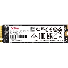 Накопитель SSD ADATA XPG BLADE S70, 4Tb, PCIe 4.0 x4, M.2 2280, NVMe, R/W 7400/6600, с радиатором