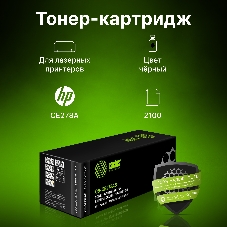 Картридж лазерный Cactus CS-CE278AS черный (2100 стр.) для HP LaserJet P1566/P1606w