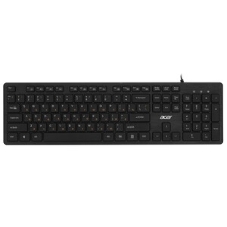 Клавиатура проводная Acer OKW122, USB, черный
